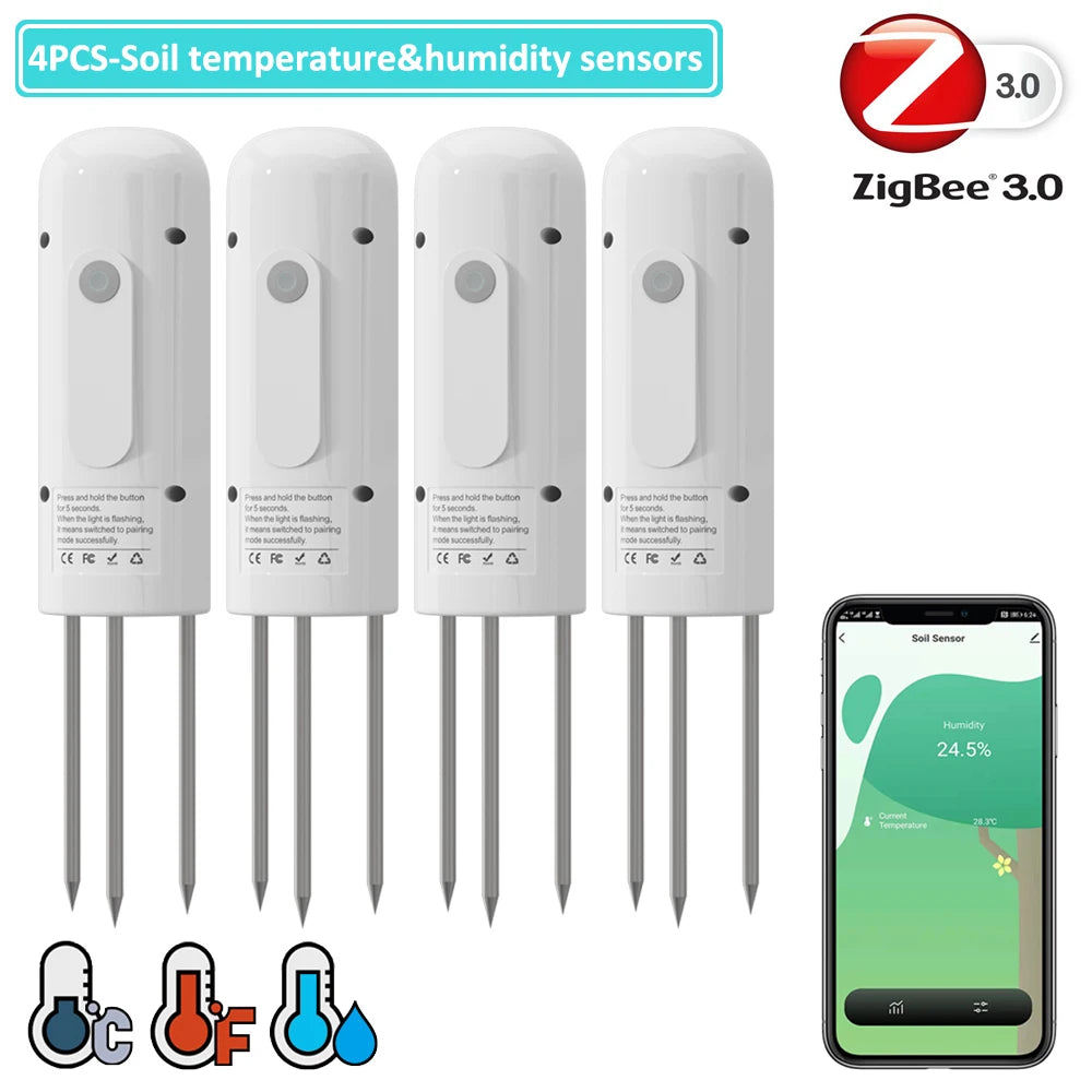 Giexperience GX02-ZG | Programmateur d’Arrosage Intelligent Zigbee/WiFi – Système d’Irrigation avec Suivi de Consommation d'Eau – Compatible Tuya & Smart Life