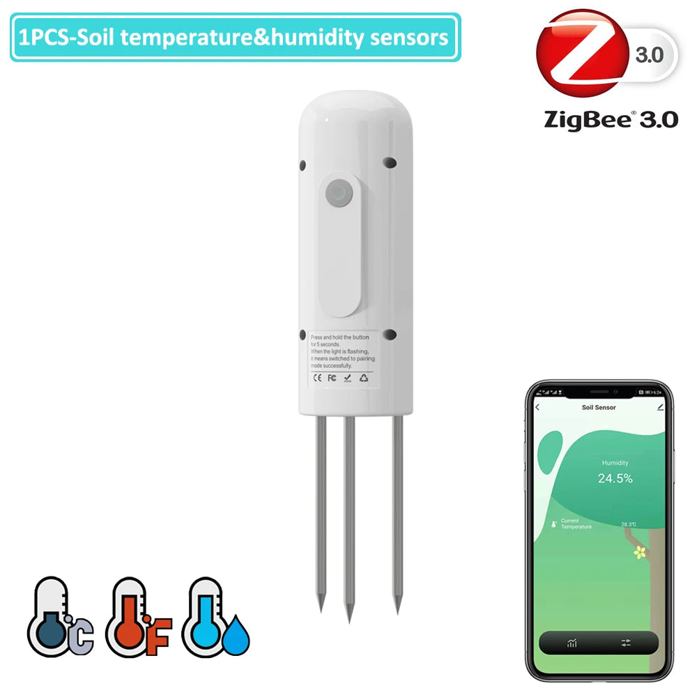 Giexperience GX02-ZG | Programmateur d’Arrosage Intelligent Zigbee/WiFi – Système d’Irrigation avec Suivi de Consommation d'Eau – Compatible Tuya & Smart Life